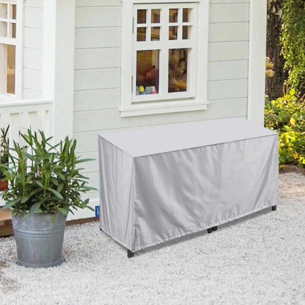 ZXBNNN Waterproof 600D Oxford Patio Furniture Cover for Rectangular Garden Tables, 150 x 130 x 90 cm