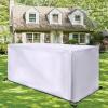 ZXBNNN Waterproof 600D Oxford Patio Furniture Cover for Rectangular Garden Tables, 150 x 130 x 90 cm view 3