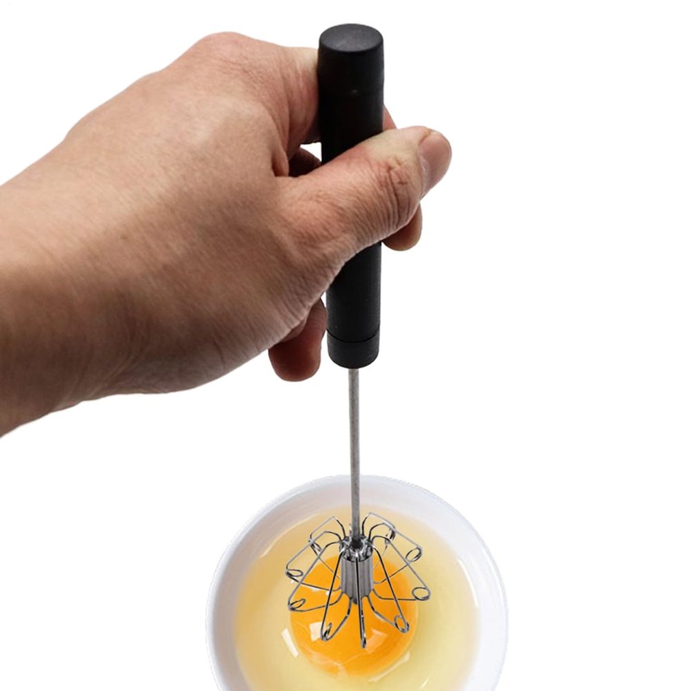 Semi-Automatic Stainless Steel Whisk