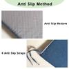 Furniture Seat Cushion for 2-/3-Seater, Non-Slip, Beige, 180 x 45 x 5 cm view 4