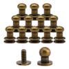 CZ Store Round Brass Rivets | 12 PCS | 6X8 MM | Lifetime Warranty view 1