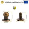 CZ Store Round Brass Rivets | 12 PCS | 6X8 MM | Lifetime Warranty view 2