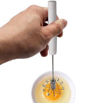 Egg Whisk, Semi-Automatic, Ergonomic, Stainless Steel