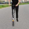 Sturdy Foldable Aluminum Scooter with Adjustable Height and Disc Brakes, 220 lb Capacity view 3