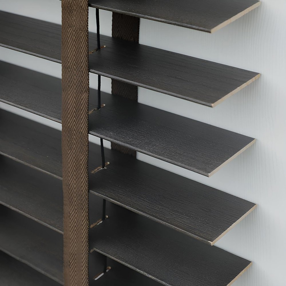 IRUGS Wooden Blinds, 5 cm Solid Wood Slats, 140 W x 230 H cm