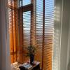 IRUGS Wooden Blinds, 5 cm Solid Wood Slats, 140 W x 230 H cm view 2