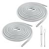 Hoodie & Jogging Pants Cord 160cm Replacement with Threading Needle and Buckle, 2 Pack view 1
