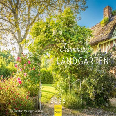 Edition Seidel Premium Calendar Dreamy Country Gardens 2026, DIN A3 Wall Calendar