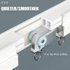 Ceiling-Mounted 1-Track Aluminum Curtain Rail, Silent Sliding, 3 m (9.8 ft) view 3
