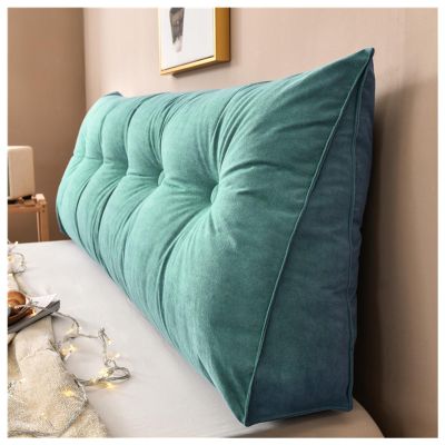 LHOHSRV Multifunctional Upholstered Bed Headboard Backrest, 8 Sizes & 8 Colors, Turquoise, 150 x 20 x 50 cm