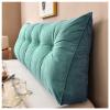 LHOHSRV Multifunctional Upholstered Bed Headboard Backrest, 8 Sizes & 8 Colors, Turquoise, 150 x 20 x 50 cm view 1