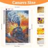 CEOVR Zug Diamond Painting Kit for Adults, 5D 30x40cm view 3