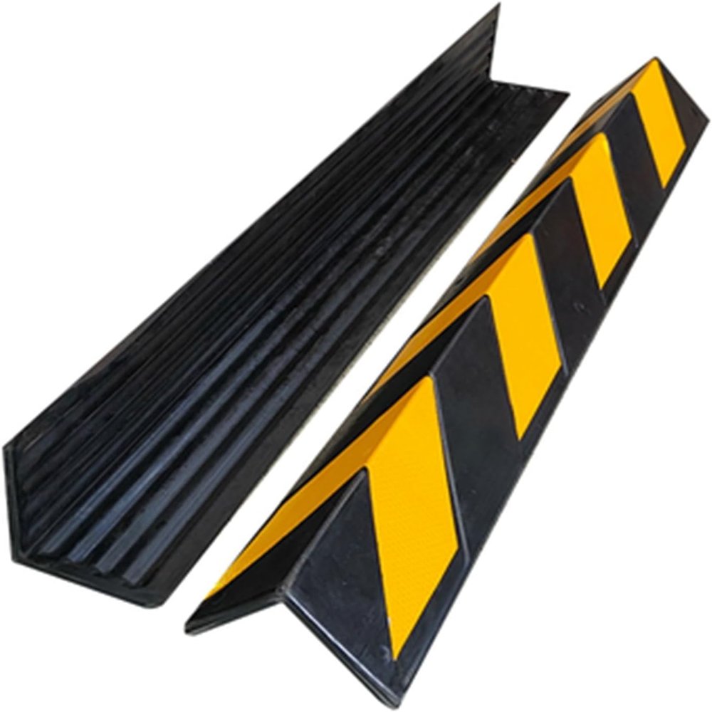 SnamicE Garage Wall and Corner Protector, 1 cm Thick, Yellow, 5-Pack – 120 cm