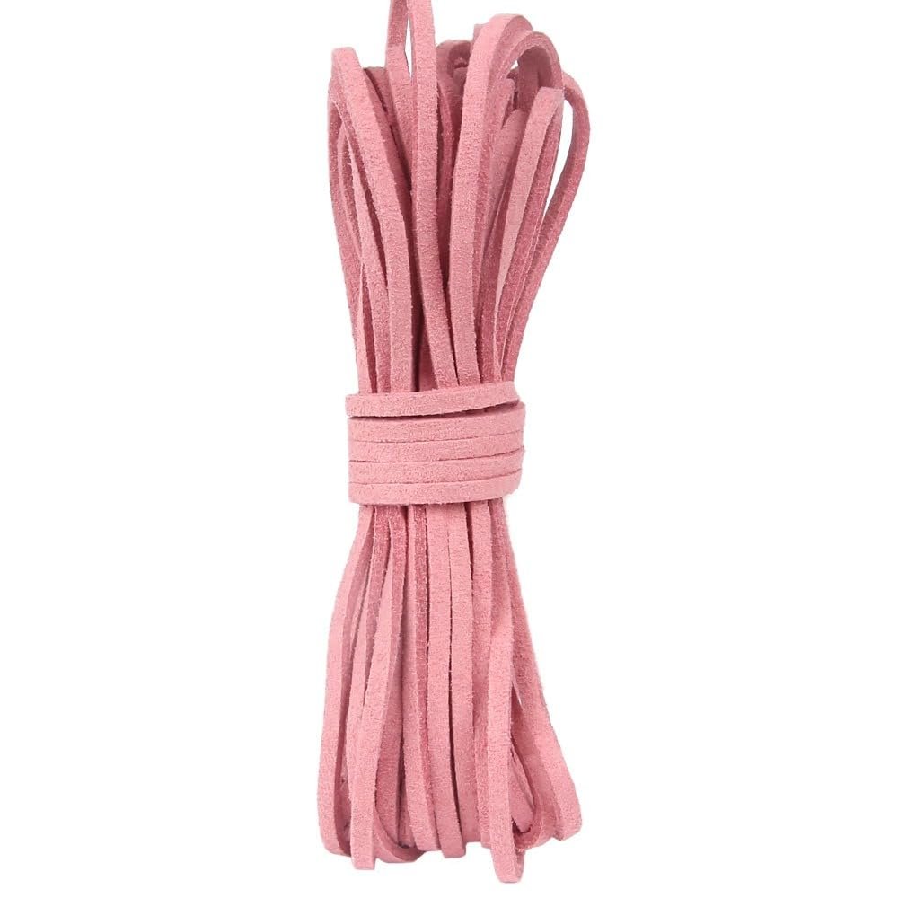 Blausky 3mm x 5m Faux Suede Cord - Pink