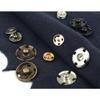Aniyan 20 Set Snap Fasteners - 8-30mm - Metal Buttons for Jackets, Coats, Bags, Wallets, Clothing, and DIY Sewing Projects (8 mm, Gun Black) view 2
