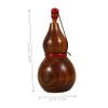 LIGIGWASH Wooden Pumpkin-Shaped Toothpick Box, Brown, for Home view 4