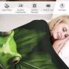 Frog Flannel Throw Blanket, Extra Soft, Four Seasons, 180 x 200 cm view 3