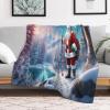 Santa Soft Flannel Fleece Throw Blanket, 130 x 150 cm view 2