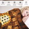 Flannel Throw Blanket with 3D Pattern, 4-Season Bed or Couch Blanket, 180 x 200 cm view 3