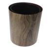 Zerodeko Round 8L Wood-Look Trash Can for Kitchen and Office view 1