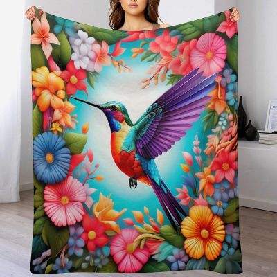 Ser Vogel Fleece Blanket, Soft Lightweight Throw for Couch, Bed or Sofa, 130 x 150 cm