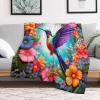 Ser Vogel Fleece Blanket, Soft Lightweight Throw for Couch, Bed or Sofa, 130 x 150 cm view 2