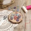 100 Pcs Wooden Buttons view 3