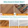Xiaputcr Office Chair Floor Protection Mat, Non-Slip, 120 x 140 cm view 4