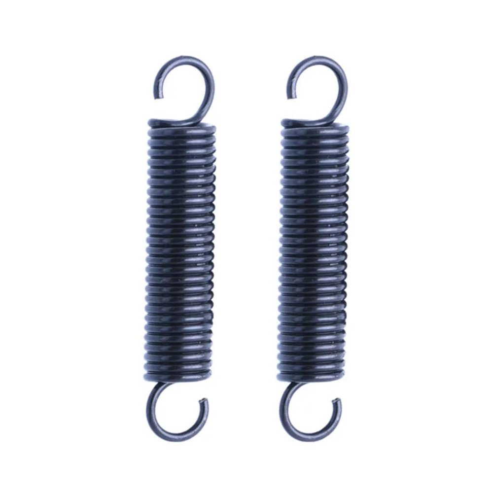 ATOMUSERLY 5-Piece Extension Springs, 0.4 mm Wire, Open Hooks, 3/4 mm OD, 10–60 mm Length (20 mm, 4 mm, 5 pcs, 0.4 mm)
