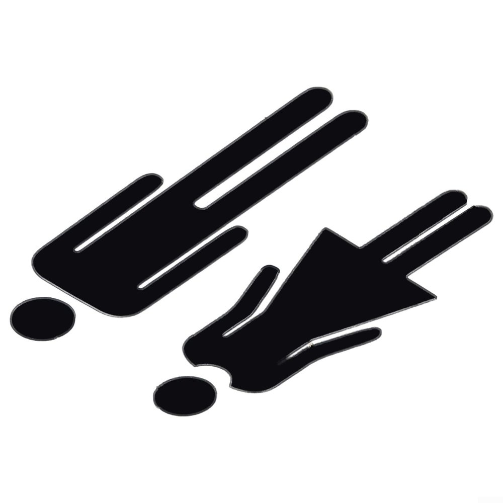 Toilet Indicator Signs - Stylish Stickers for Men and Women