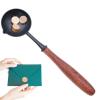 Wax Seal Spoon | Wax Melting Kit | Vintage Elegant Sealing Spoon with Large Wooden Handle | Brass Spoon with Long Vintage Handle for Seals, Stamps, Arts & Crafts view 1