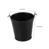 TOGEVAL Black Iron Grill Grease Bucket for Outdoor BBQ view 2
