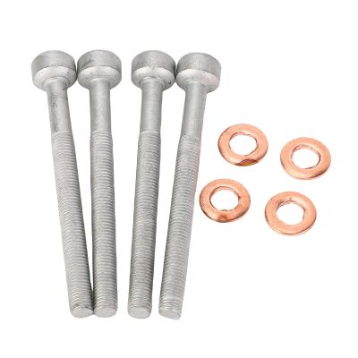 Akozon Injector Bolts and Sealing Washers Kit for OM657 Diesel Engines