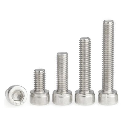 WENH DIN 912 A2-70 304 Stainless Steel Socket Head Cap Screws, M1.4–M10, 2/5/10/50 pcs