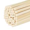 QUARKZMAN Bamboo Craft Sticks, 10 cm / 4" Round Sticks, 3 mm / 0.12" for DIY Projects, 50-Pack view 1