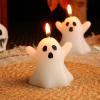 Tewzafiya Ghost Candle | Spooky Soy Wax Candle | Halloween Cute Ghost Table Decoration view 3