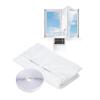 idqwsswt Air Seal Air Conditioner Window Kit, White, 4 m, Double Zipper view 1