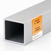 Alu-Verkauf Aluminum Square Tube, 3 mm Thick, 60 x 60 mm, Customizable Length view 1