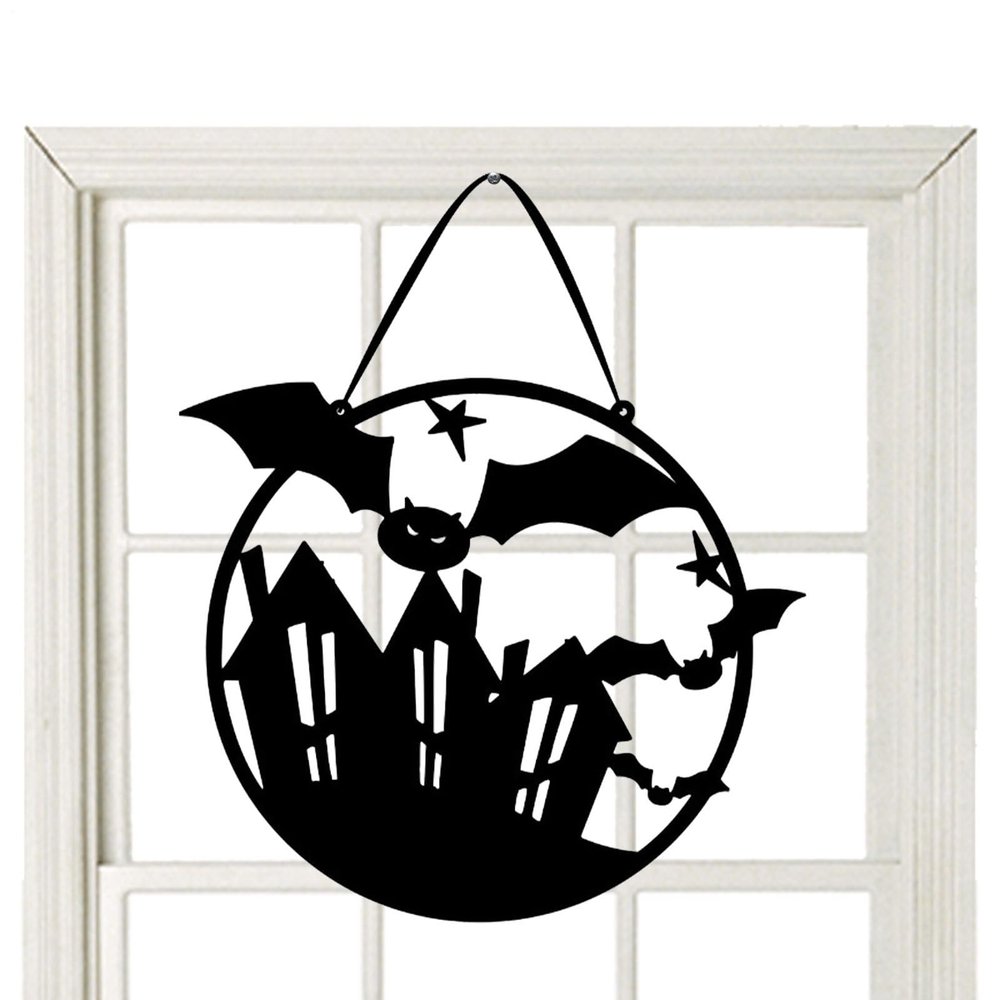 Jingyash Halloween Door Hanger - The Witch Is In