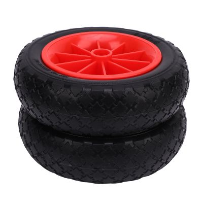 CFTGIW 10-Inch Puncture-Proof Solid Rubber Kayak Cart Wheel