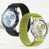 GIOPUEY Nylon Replacement Band Compatible with Samsung Watch 4 40mm, Dark Green view 4