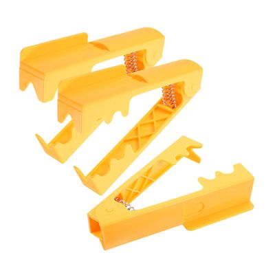 3-Piece Plastic Rose Stem Thorn Remover Tool, Yellow
