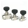 ZGPOSQKZSC 1-Piece 1/8" BSP Female 304 Stainless Steel Straight Flow Control Needle Valve, Water/Gas, 915 PSI view 1