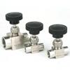 ZGPOSQKZSC 1-Piece 1/8" BSP Female 304 Stainless Steel Straight Flow Control Needle Valve, Water/Gas, 915 PSI view 2