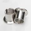 ZDVHOMCB 1-Piece DN8 × 25.4 mm SS304 Stainless Steel Female-Thread Ferrule Pipe Fitting, Tri-Clamp Adapter view 3