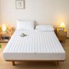 Quilted Washable Mattress Cover with Zipper, Adjustable Fit, Moisture-Resistant, White, 80 x 190 + 18 cm view 3