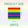 JDNFKG 40 Rainbow Napkins view 2