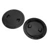 LUCKDANO 6-Inch Round Boat Inspection Deck Plate, Durable Marine Yacht Access Cover, ABS Rubber, Black view 3