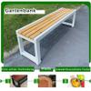 Yurstcggh Weather-Resistant Solid Wood Garden Bench, Yellow, 100 × 40 × 45 cm view 2