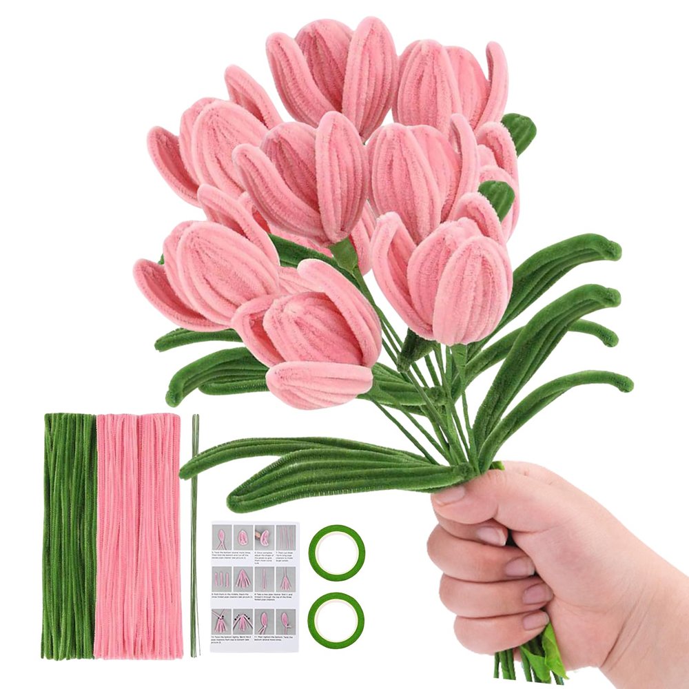 Pink Tulip Pipe Cleaners Craft Set